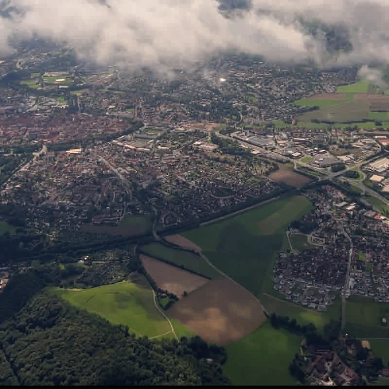 Rundflug Amberg: Entdecke die Altstadt – UL-Marktplatz